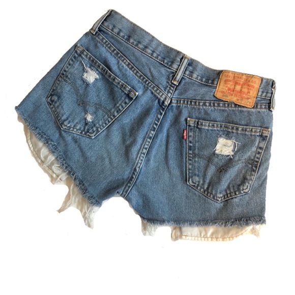SOLD. Levi’s | Custom Vintage Distressed Shorts - Picture 2 of 8
